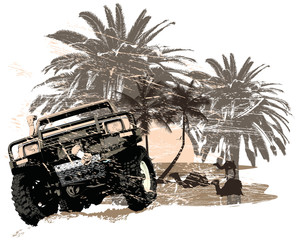 four wheel car © TMAX