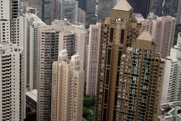 Obraz premium Buildings of Hong-Kong