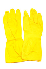 rubber gloves