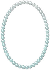 Pearl frame-necklace