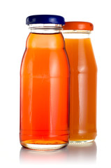 Two bottles of juice