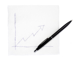 napkin and graph 1