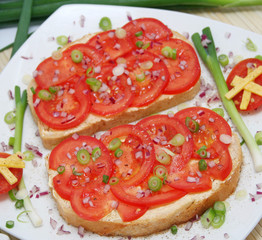 tomate auf brot