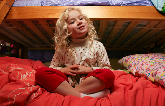 Skylar on Bed