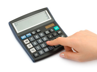 Hand and business calculator