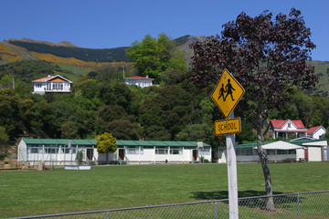 Akaroa - L'école