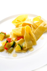 Pasta with different vegetables