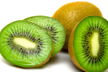 kiwi on white