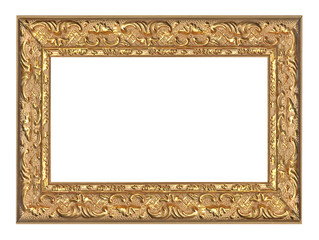 golden frame with ornament