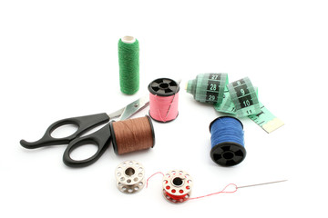 needle and cotton