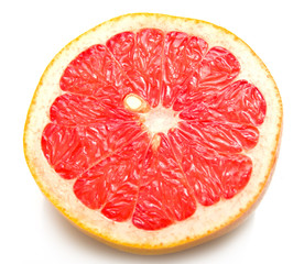 Fresh red grapefruit