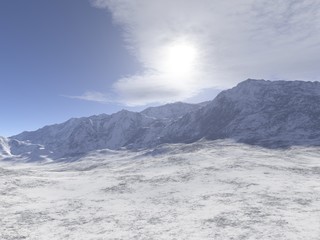 Winter im Gebirge