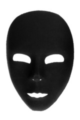 Eerie Black Face Mask