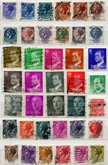 Italian and Spanish old stamps