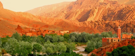 Fototapeten Kasbah in Marokko © Pixeltheater
