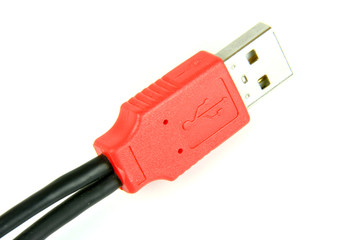 USB cable, isolated on white