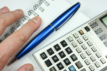 Tax calculation concept