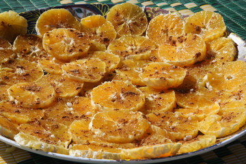 Oranges à la canelle
