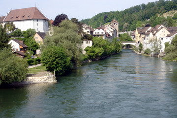Naklejka premium Brugg im Aargau/Schweiz