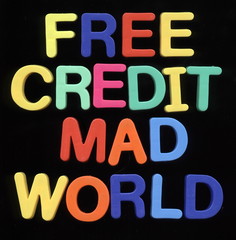 Free credit, mad world.