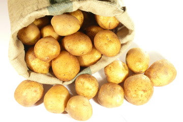 Potatoes in bag