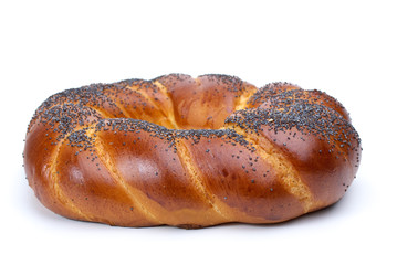 Ring shaped fancy loaf with poppyseeds