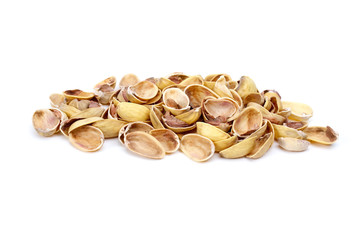 Some pistachio shells
