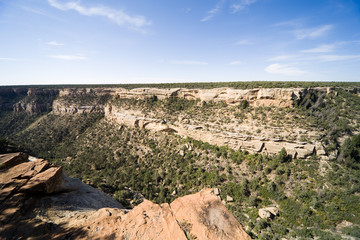 Cliff canyon Mesa Verde NP USA