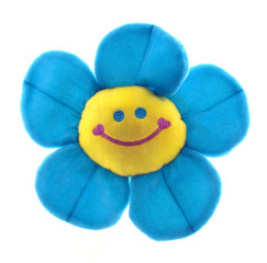 Funny smiled flower face