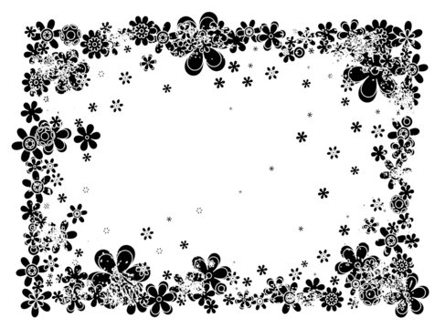 cafre floral noir
