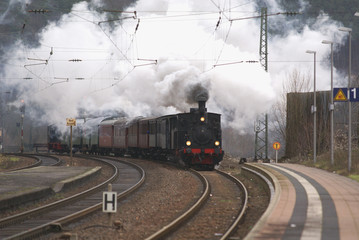 Obraz premium Vorsicht Zug