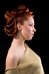 Naklejka premium Professional hairstyle