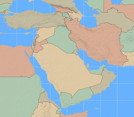 Middle East Region Map