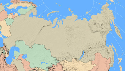 Russia Region Map
