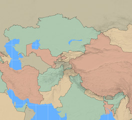 Cental Asia Map