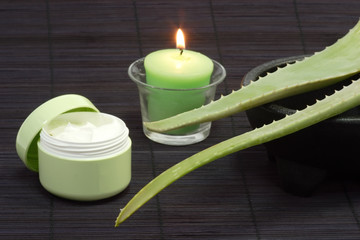 Gesichtscreme mit Aloe Vera