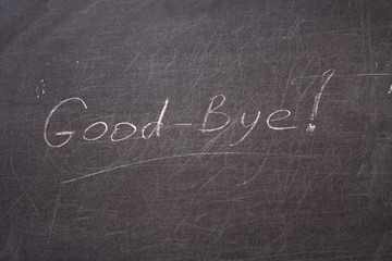 Obraz premium Good-bye !