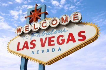 Wandcirkels plexiglas Las Vegas-bord © Stephen Coburn