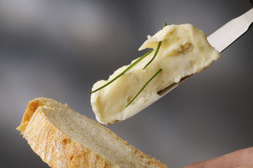 Formaggio gorgonzola con erba cipollina