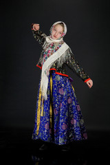 Fototapeta premium Teenaged Girl Dancing