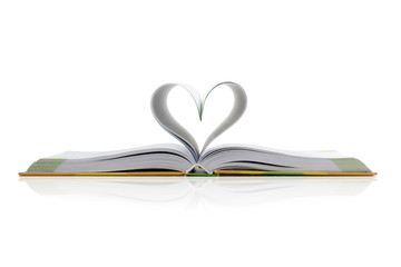 Book with the heart