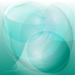 Abstract green-blue background