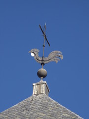 Veleta de gallo en la Iglesia de San Esteban de Segovia