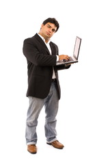 Man and Laptop