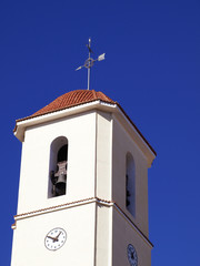 Glockenturm in Guardamar, Spanien