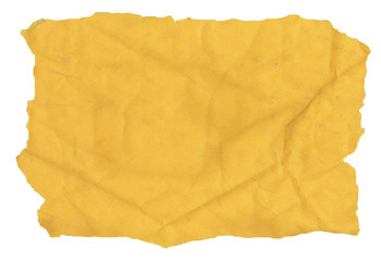 Torn Yellow Paper