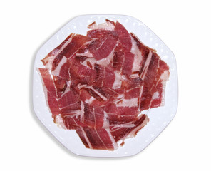 Plato de jamón serrano