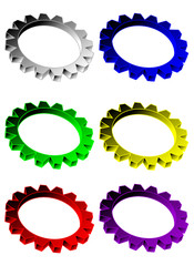 six vector gears