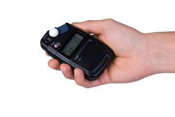 flashmeter in hand