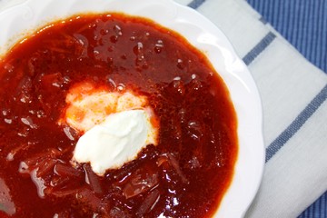 Borschtsch russische suppe